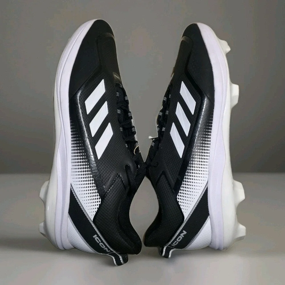 Adidas Metal Baseball Cleats FZ1559 Men's Size 17 Icon 7 Black/White